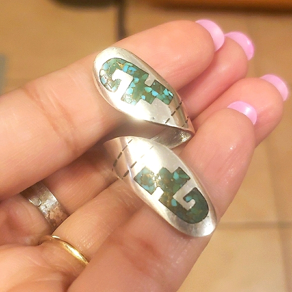Other - OLD VINTAGE NATIVE American UNIQUE Sterling silver Ring Unisex